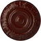 Ekena Millwork Biddix Ceiling Medallion (Fits Canopies up to 7 1/2"), 20 7/8"OD x 1 1/4"P, Brushed Mahogany CM20BXBMF - alternate 1